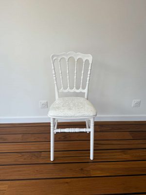 Chaise napoléon blanche