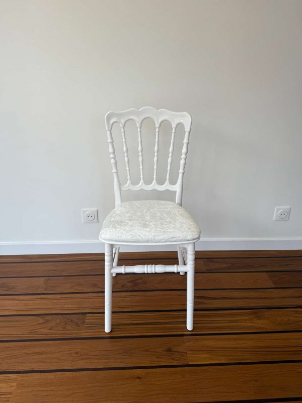 Chaise napoléon blanche