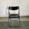 Chaise pliante noir