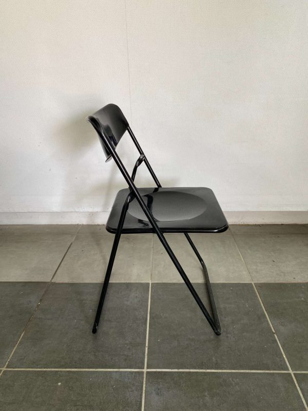 Chaise pliante noir