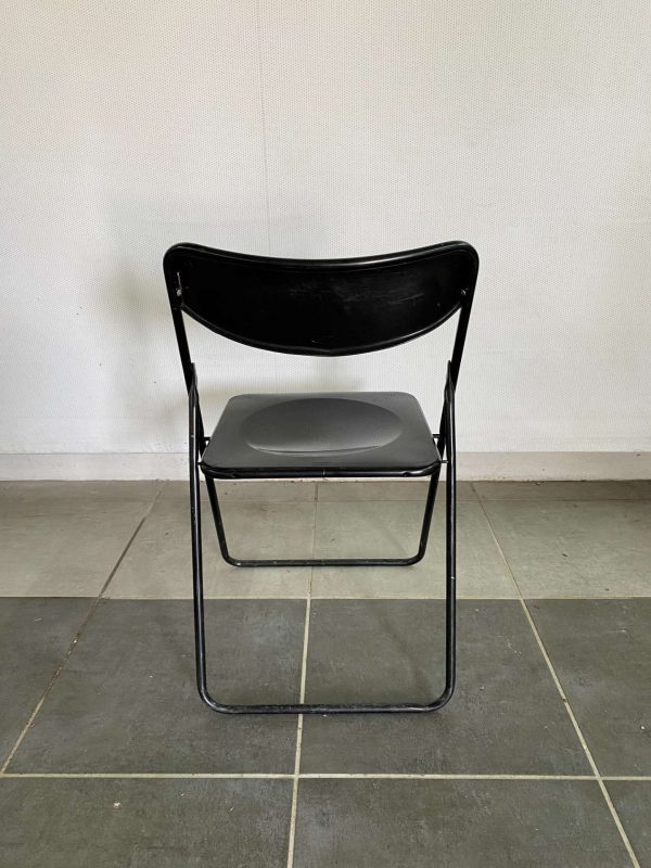 Chaise pliante noir